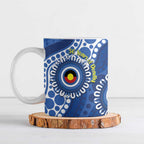 Kangaroos NAIDOC 2026 Personalised Ceramic Mug 50 Years of Deadly Aboriginal Art