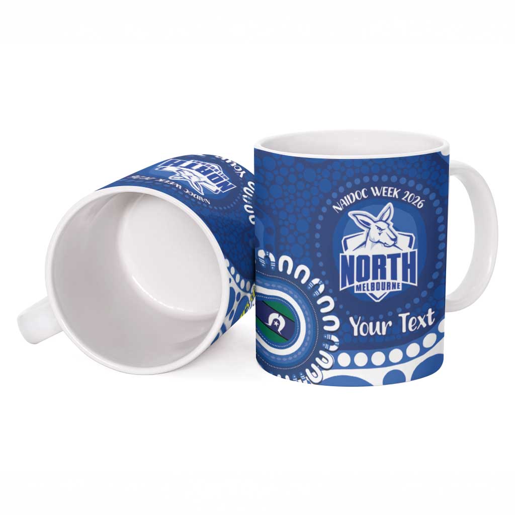 Kangaroos NAIDOC 2026 Personalised Ceramic Mug 50 Years of Deadly Aboriginal Art