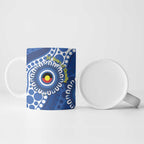 Kangaroos NAIDOC 2026 Personalised Ceramic Mug 50 Years of Deadly Aboriginal Art