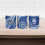 Kangaroos NAIDOC 2026 Personalised Ceramic Mug 50 Years of Deadly Aboriginal Art