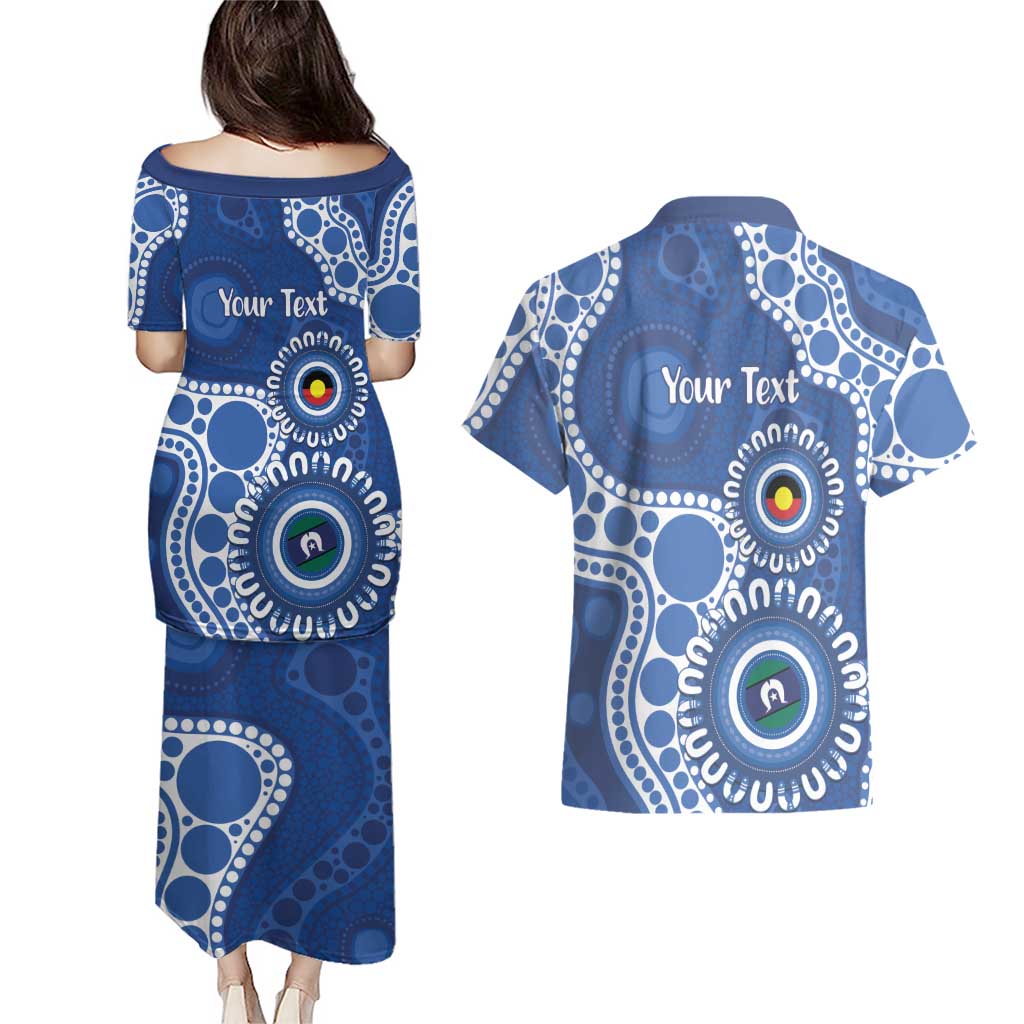 Kangaroos NAIDOC 2026 Personalised Couples Matching Puletasi and Hawaiian Shirt 50 Years of Deadly Aboriginal Art