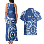 Kangaroos NAIDOC 2026 Personalised Couples Matching Tank Maxi Dress and Hawaiian Shirt 50 Years of Deadly Aboriginal Art