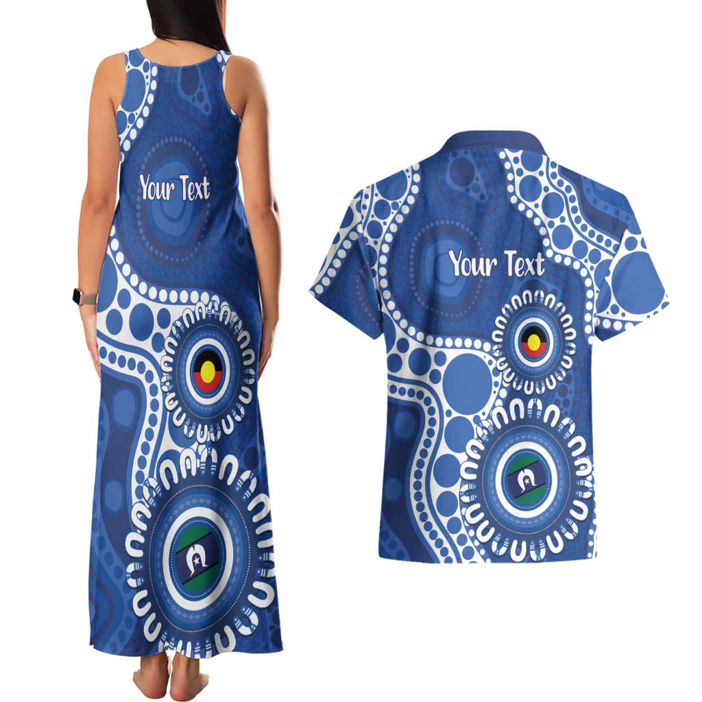 Kangaroos NAIDOC 2026 Personalised Couples Matching Tank Maxi Dress and Hawaiian Shirt 50 Years of Deadly Aboriginal Art
