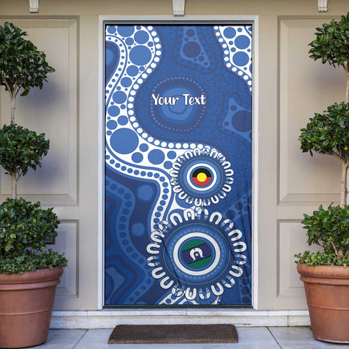 Kangaroos NAIDOC 2026 Personalised Door Cover 50 Years of Deadly Aboriginal Art