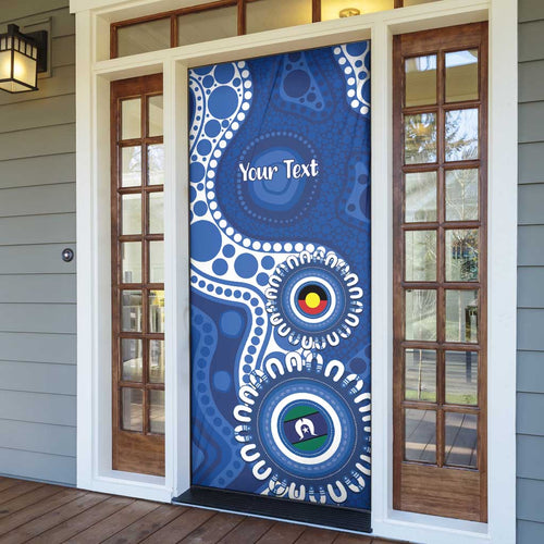 Kangaroos NAIDOC 2026 Personalised Door Cover 50 Years of Deadly Aboriginal Art