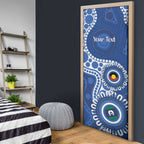 Kangaroos NAIDOC 2026 Personalised Door Cover 50 Years of Deadly Aboriginal Art