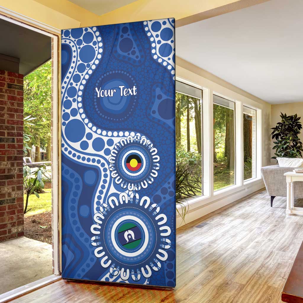 Kangaroos NAIDOC 2026 Personalised Door Cover 50 Years of Deadly Aboriginal Art
