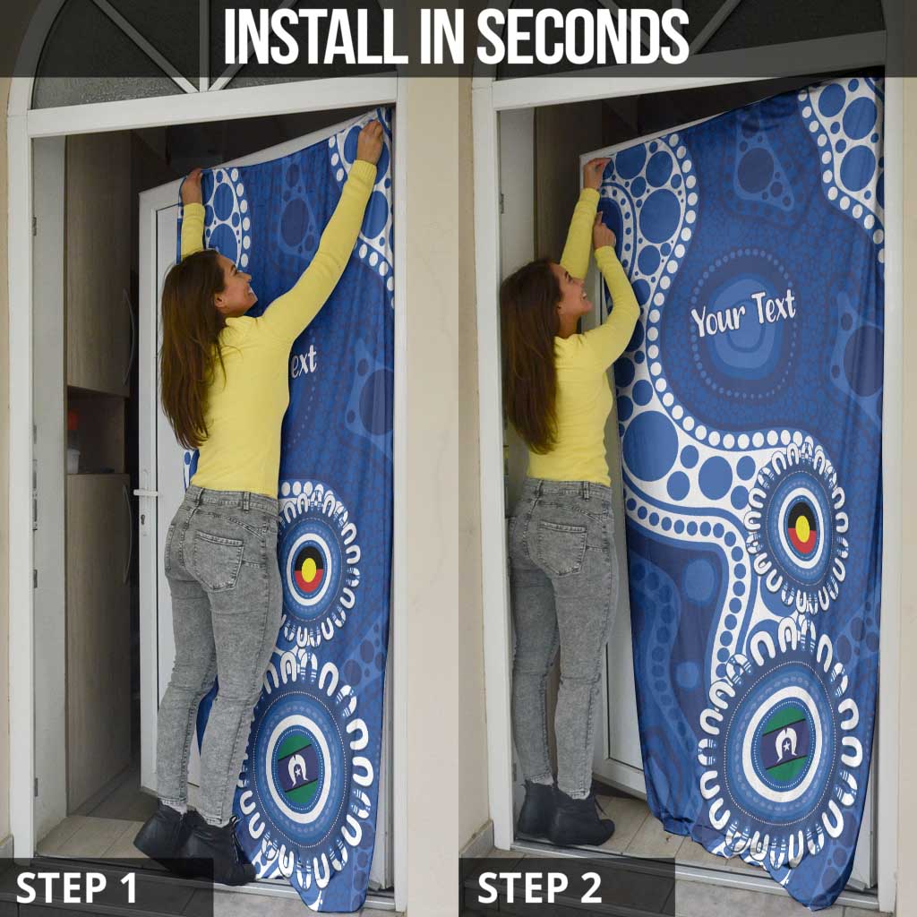 Kangaroos NAIDOC 2026 Personalised Door Cover 50 Years of Deadly Aboriginal Art