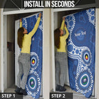 Kangaroos NAIDOC 2026 Personalised Door Cover 50 Years of Deadly Aboriginal Art