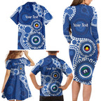 Kangaroos NAIDOC 2026 Personalised Family Matching Long Sleeve Bodycon Dress and Hawaiian Shirt 50 Years of Deadly Aboriginal Art