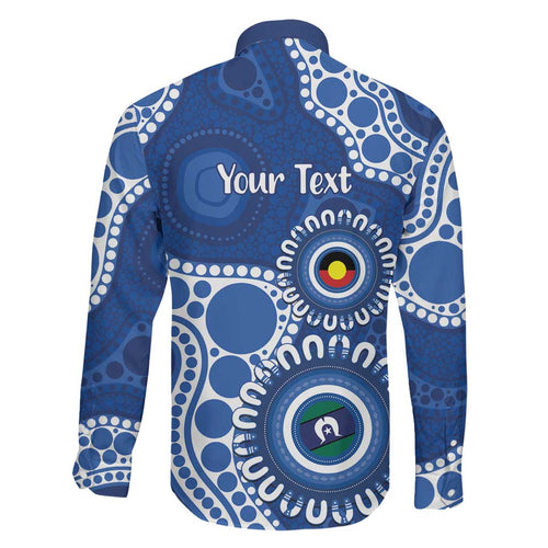 Kangaroos NAIDOC 2026 Personalised Family Matching Long Sleeve Bodycon Dress and Hawaiian Shirt 50 Years of Deadly Aboriginal Art