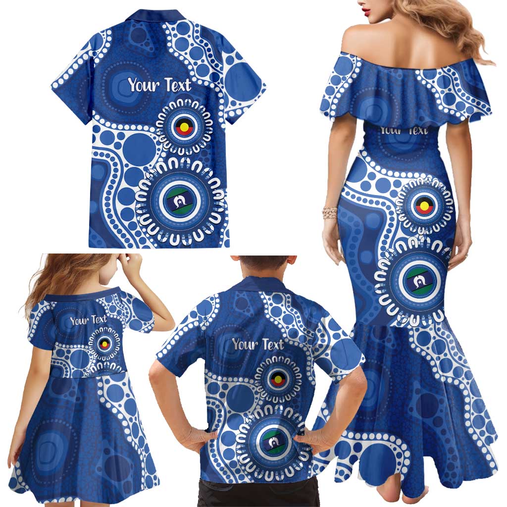Kangaroos NAIDOC 2026 Personalised Family Matching Mermaid Dress and Hawaiian Shirt 50 Years of Deadly Aboriginal Art