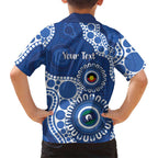Kangaroos NAIDOC 2026 Personalised Family Matching Off The Shoulder Long Sleeve Dress and Hawaiian Shirt 50 Years of Deadly Aboriginal Art
