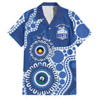 Kangaroos NAIDOC 2026 Personalised Family Matching Off Shoulder Short Dress and Hawaiian Shirt 50 Years of Deadly Aboriginal Art