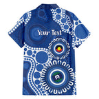 Kangaroos NAIDOC 2026 Personalised Family Matching Off Shoulder Short Dress and Hawaiian Shirt 50 Years of Deadly Aboriginal Art