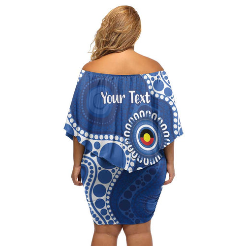 Kangaroos NAIDOC 2026 Personalised Family Matching Off Shoulder Short Dress and Hawaiian Shirt 50 Years of Deadly Aboriginal Art
