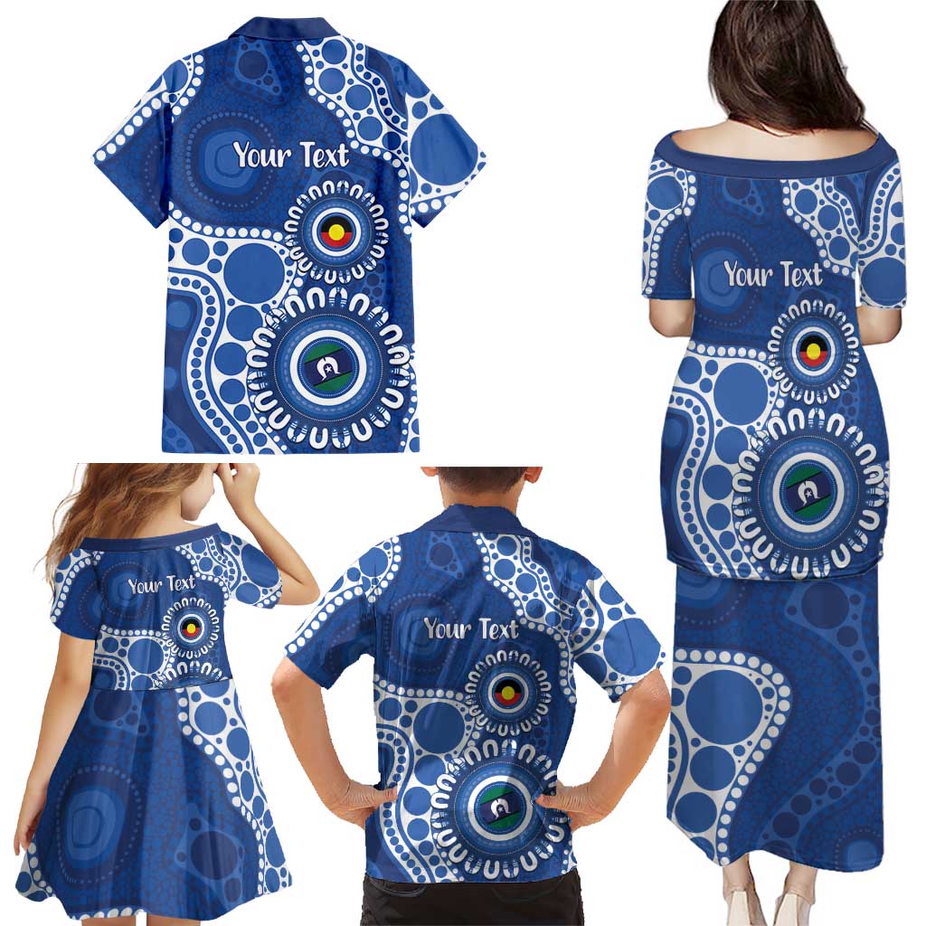 Kangaroos NAIDOC 2026 Personalised Family Matching Puletasi and Hawaiian Shirt 50 Years of Deadly Aboriginal Art