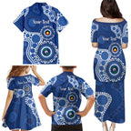 Kangaroos NAIDOC 2026 Personalised Family Matching Puletasi and Hawaiian Shirt 50 Years of Deadly Aboriginal Art