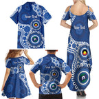 Kangaroos NAIDOC 2026 Personalised Family Matching Summer Maxi Dress and Hawaiian Shirt 50 Years of Deadly Aboriginal Art