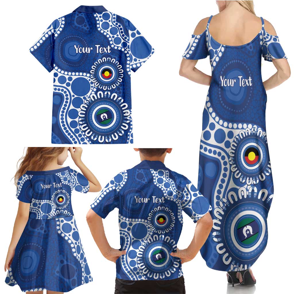 Kangaroos NAIDOC 2026 Personalised Family Matching Summer Maxi Dress and Hawaiian Shirt 50 Years of Deadly Aboriginal Art
