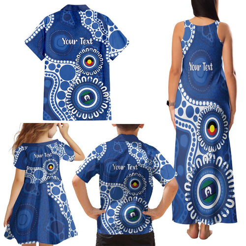 Kangaroos NAIDOC 2026 Personalised Family Matching Tank Maxi Dress and Hawaiian Shirt 50 Years of Deadly Aboriginal Art
