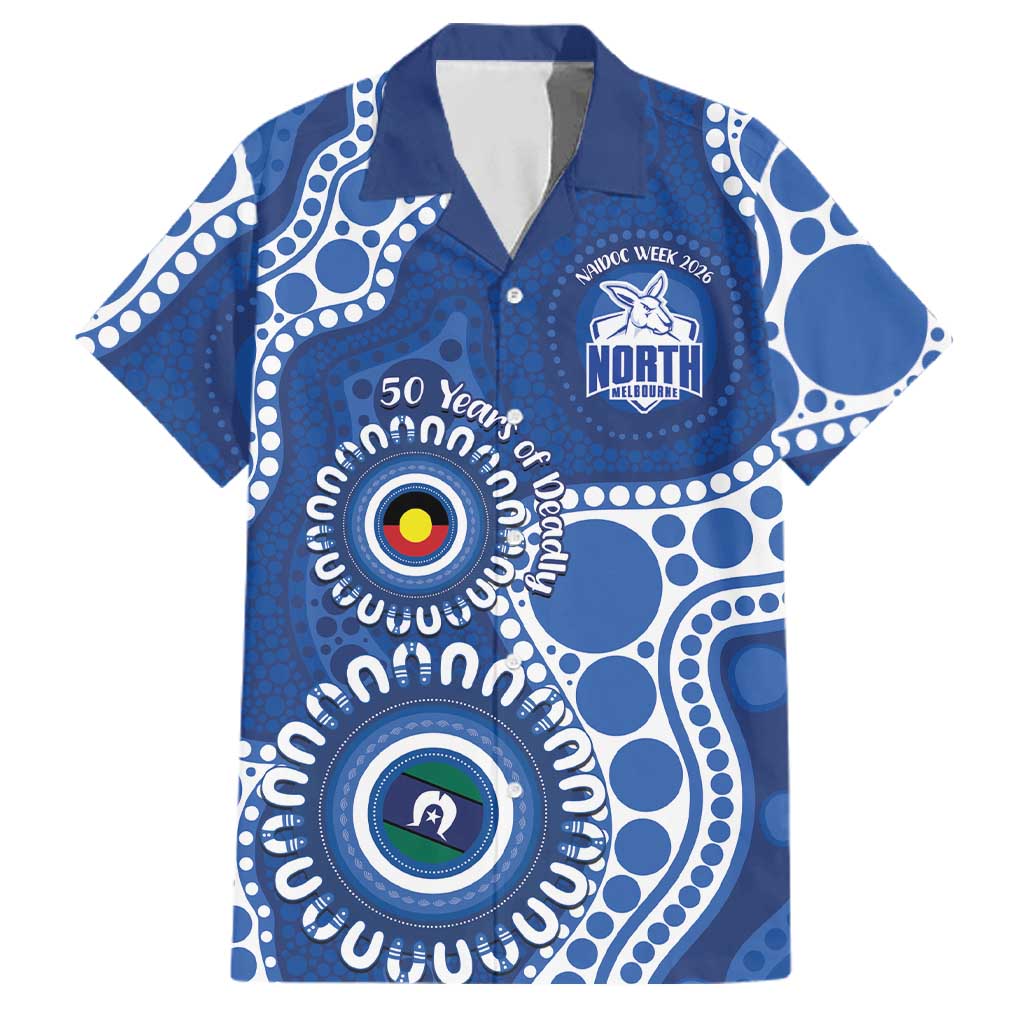 Kangaroos NAIDOC 2026 Personalised Family Matching Tank Maxi Dress and Hawaiian Shirt 50 Years of Deadly Aboriginal Art