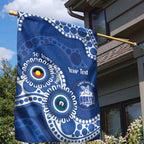 Kangaroos NAIDOC 2026 Personalised Garden Flag 50 Years of Deadly Aboriginal Art