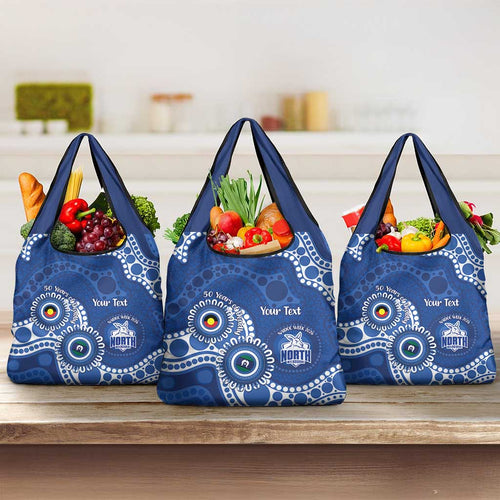 Kangaroos NAIDOC 2026 Personalised Grocery Bag 50 Years of Deadly Aboriginal Art