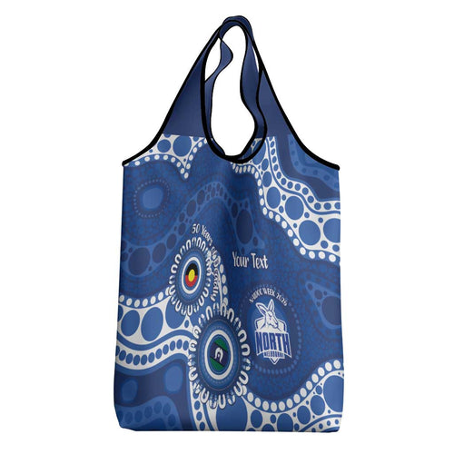 Kangaroos NAIDOC 2026 Personalised Grocery Bag 50 Years of Deadly Aboriginal Art