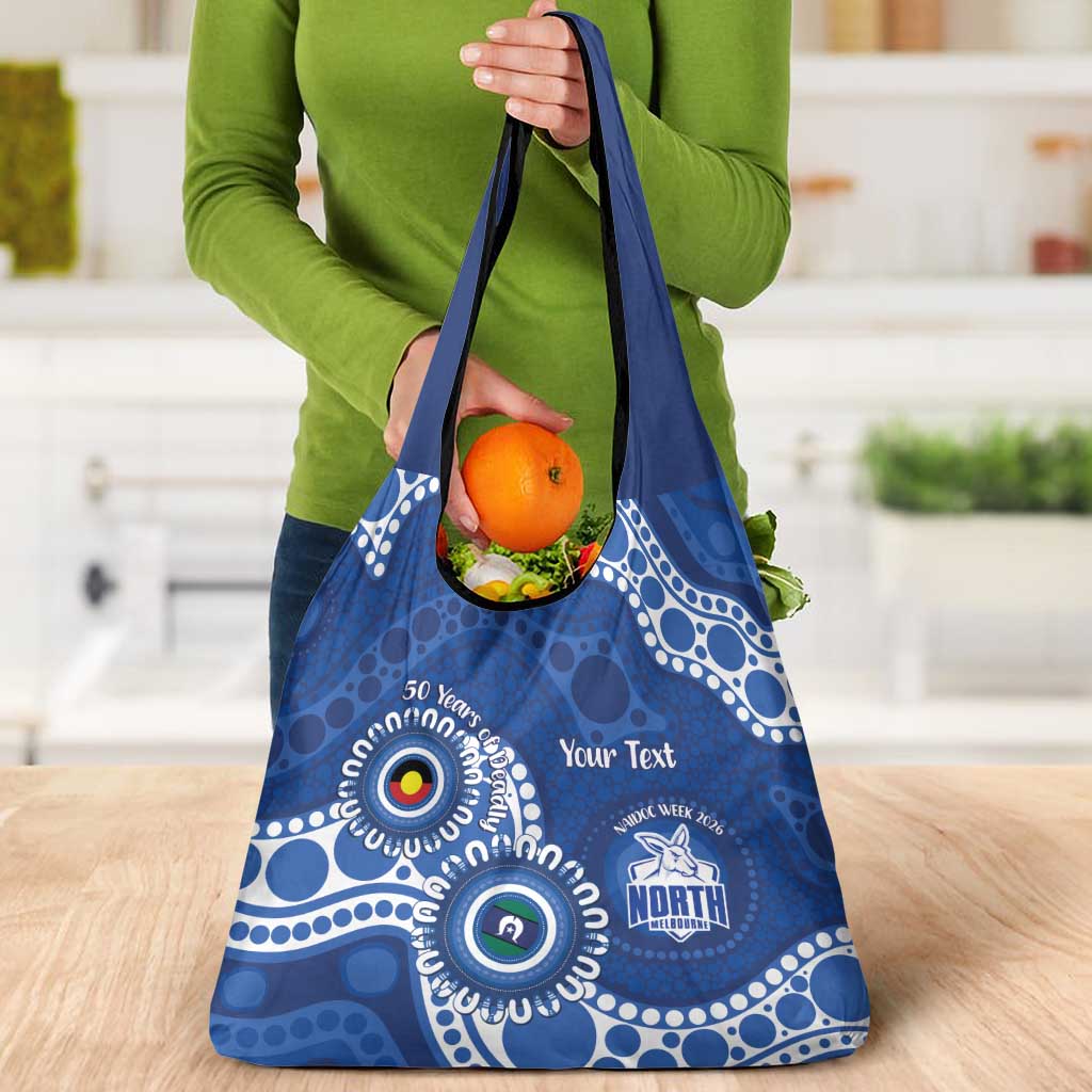 Kangaroos NAIDOC 2026 Personalised Grocery Bag 50 Years of Deadly Aboriginal Art