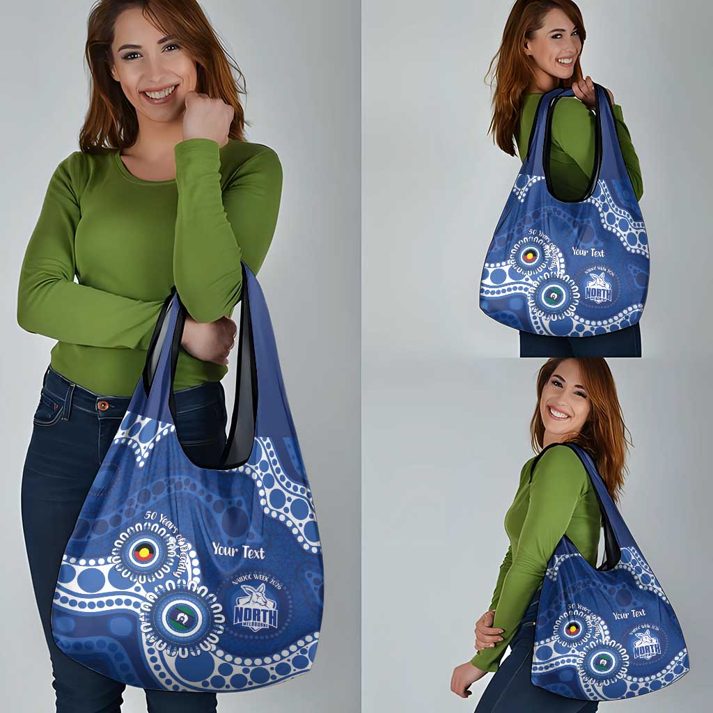 Kangaroos NAIDOC 2026 Personalised Grocery Bag 50 Years of Deadly Aboriginal Art