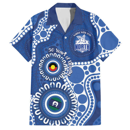 Kangaroos NAIDOC 2026 Personalised Hawaiian Shirt 50 Years of Deadly Aboriginal Art