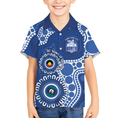Kangaroos NAIDOC 2026 Personalised Hawaiian Shirt 50 Years of Deadly Aboriginal Art