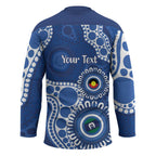 Kangaroos NAIDOC 2026 Personalised Hockey Jersey 50 Years of Deadly Aboriginal Art