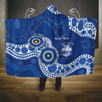 Kangaroos NAIDOC 2026 Personalised Hooded Blanket 50 Years of Deadly Aboriginal Art