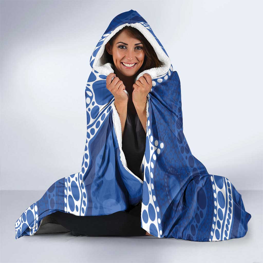Kangaroos NAIDOC 2026 Personalised Hooded Blanket 50 Years of Deadly Aboriginal Art