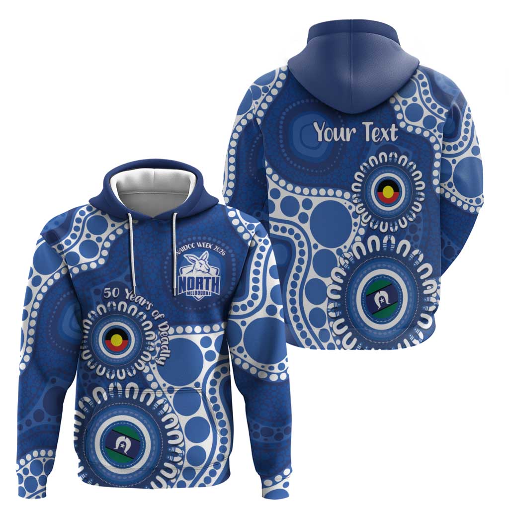 Kangaroos NAIDOC 2026 Personalised Hoodie 50 Years of Deadly Aboriginal Art