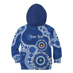 Kangaroos NAIDOC 2026 Personalised Kid Hoodie 50 Years of Deadly Aboriginal Art
