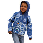 Kangaroos NAIDOC 2026 Personalised Kid Hoodie 50 Years of Deadly Aboriginal Art