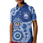 Kangaroos NAIDOC 2026 Personalised Kid Polo Shirt 50 Years of Deadly Aboriginal Art