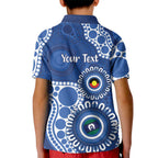 Kangaroos NAIDOC 2026 Personalised Kid Polo Shirt 50 Years of Deadly Aboriginal Art