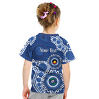 Kangaroos NAIDOC 2026 Personalised Kid T Shirt 50 Years of Deadly Aboriginal Art