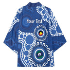 Kangaroos NAIDOC 2026 Personalised Kimono 50 Years of Deadly Aboriginal Art