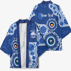 Kangaroos NAIDOC 2026 Personalised Kimono 50 Years of Deadly Aboriginal Art