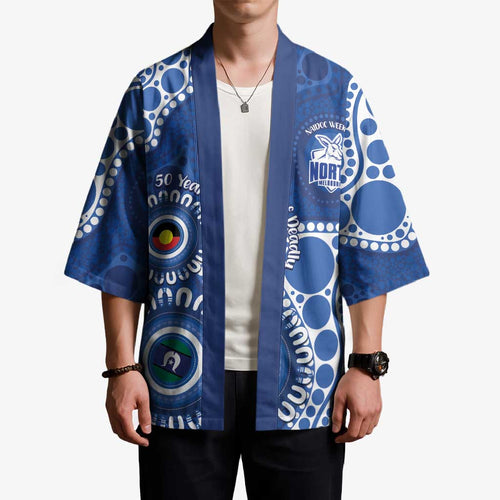 Kangaroos NAIDOC 2026 Personalised Kimono 50 Years of Deadly Aboriginal Art