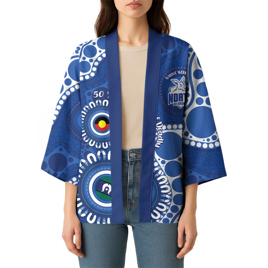 Kangaroos NAIDOC 2026 Personalised Kimono 50 Years of Deadly Aboriginal Art