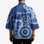 Kangaroos NAIDOC 2026 Personalised Kimono 50 Years of Deadly Aboriginal Art