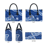 Kangaroos NAIDOC 2026 Personalised Leather Bag 50 Years of Deadly Aboriginal Art