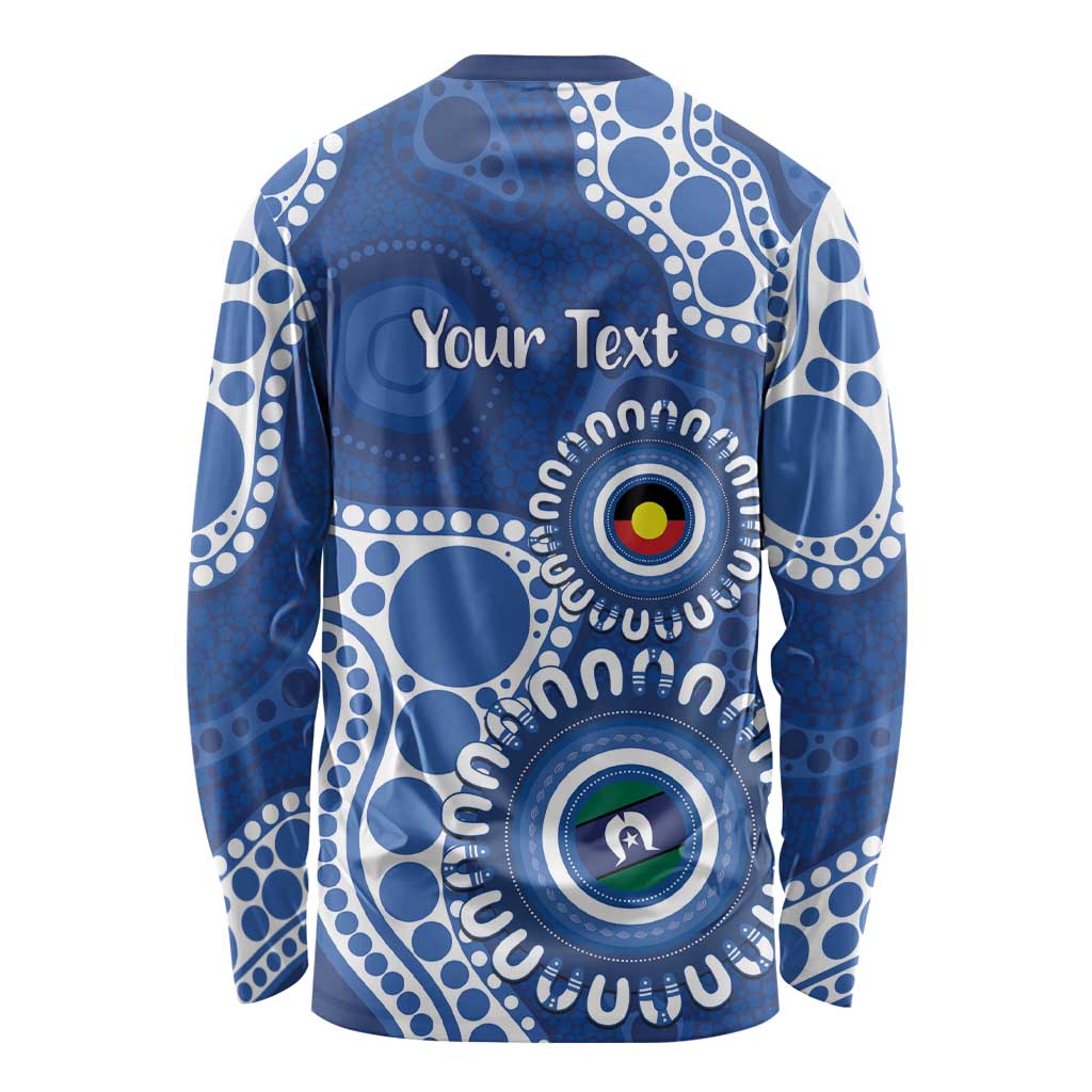 Kangaroos NAIDOC 2026 Personalised Long Sleeve Shirt 50 Years of Deadly Aboriginal Art