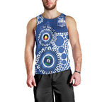 Kangaroos NAIDOC 2026 Personalised Men Tank Top 50 Years of Deadly Aboriginal Art